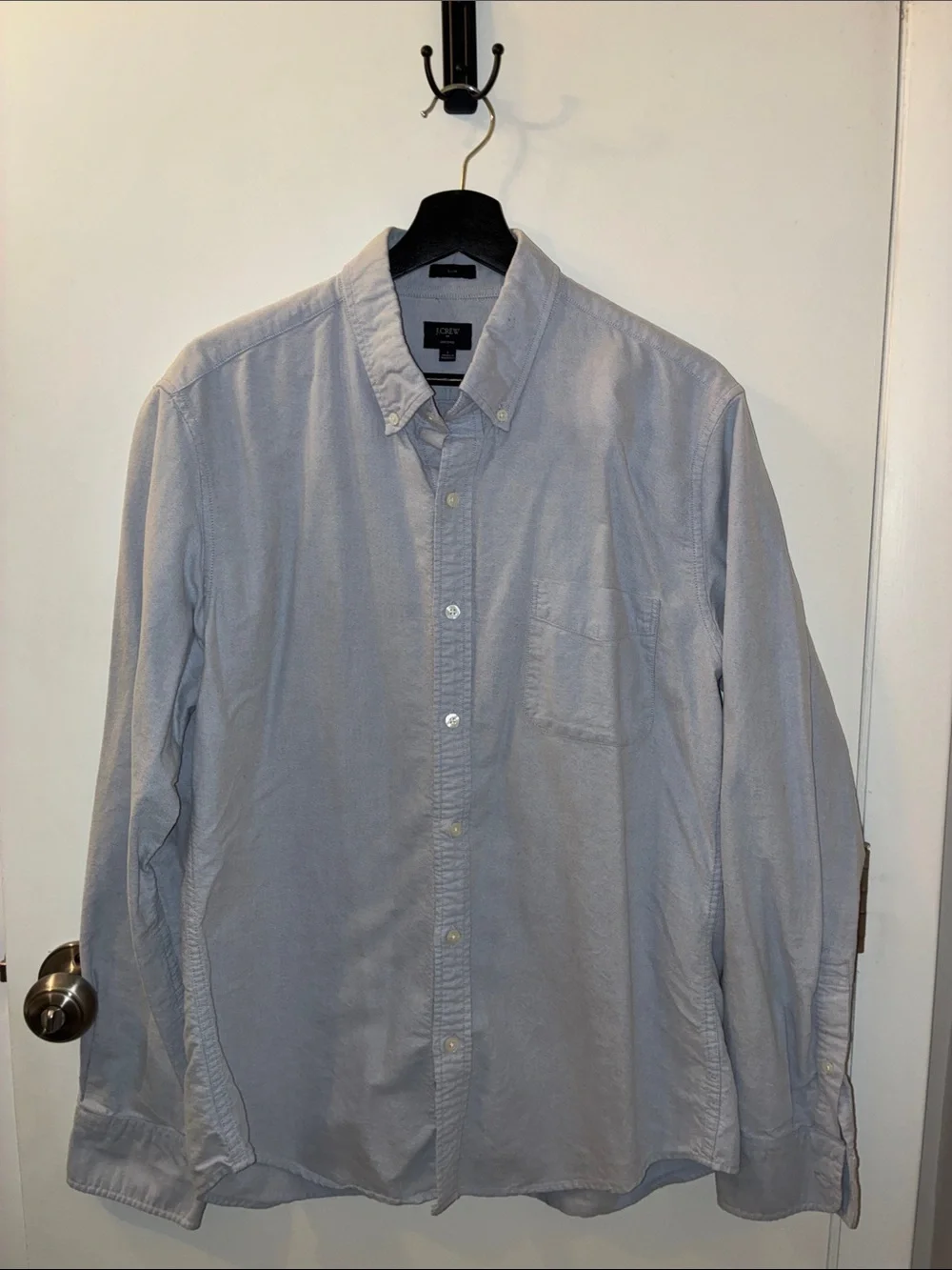 J. Crew Pale Blue Casual Button-Down Shirt